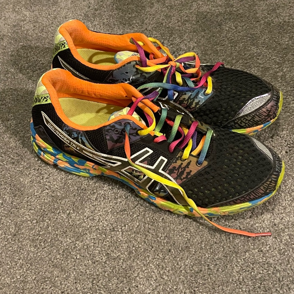 ASICS Men's Black Multicolor Running Shoes